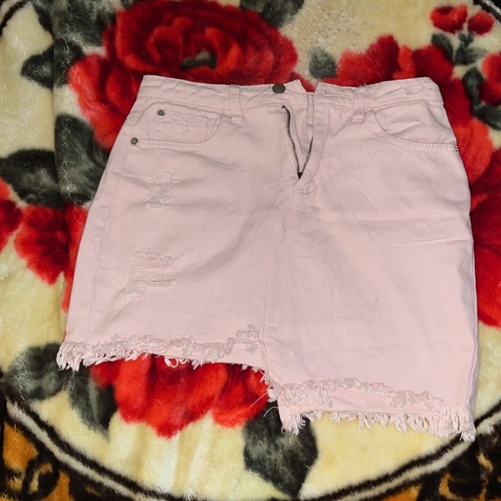 Pink Mini Skirt. Size (10)